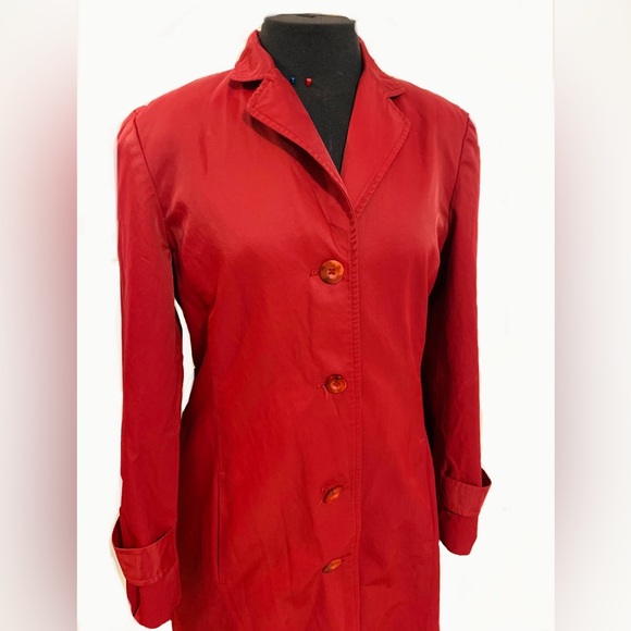 Hillard & Hanson Jackets & coats  Women’s Sz 8 jackets Trench Coat Vintage - Picture 2 of 3